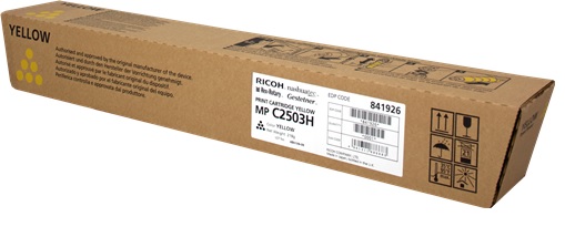 Toner Ricoh Color Laser 841926 Aficio MP C2003SP 9.500 pag. YEL