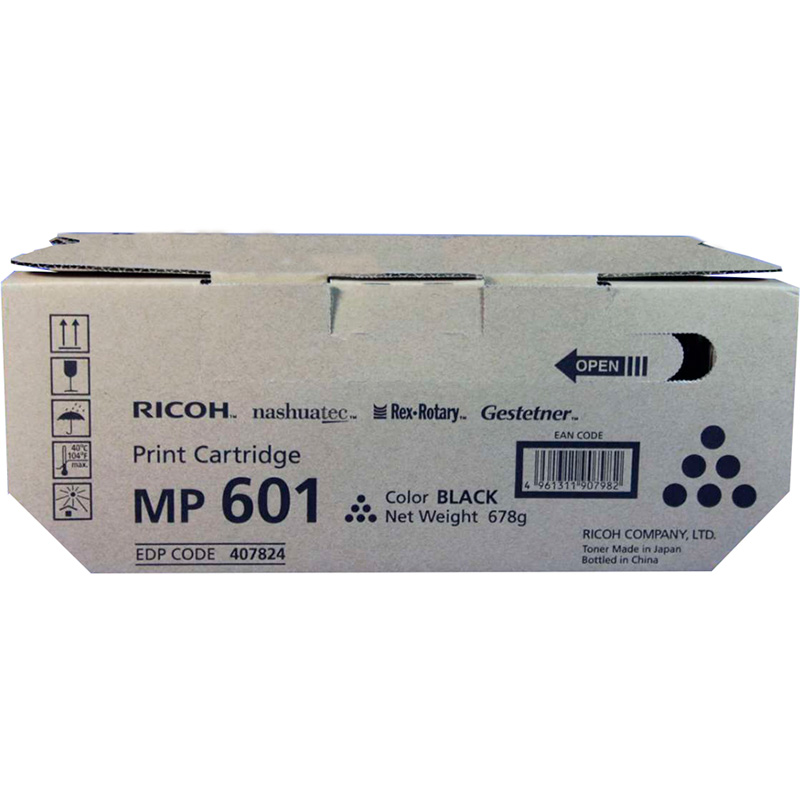 Toner Ricoh Mono Laser 407824 Aficio MP 501SPF 25.000 pag. BK
