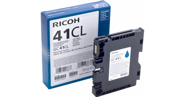 Cartridge Ricoh Inkjet GC41 Aficio SG 2100N 400 pag. CY (405766)