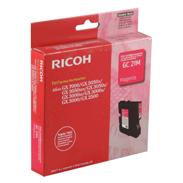 Cartridge Ricoh Inkjet GC21 Aficio GX3000 1.000 pag. MAG (405534)