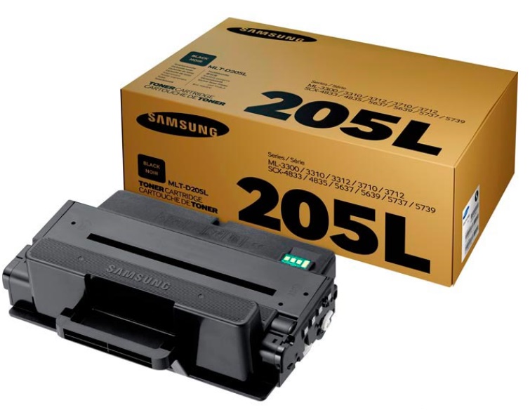 Toner Samsung Mono Laser MLT-D205L ML-3300 5.000 pag. BK