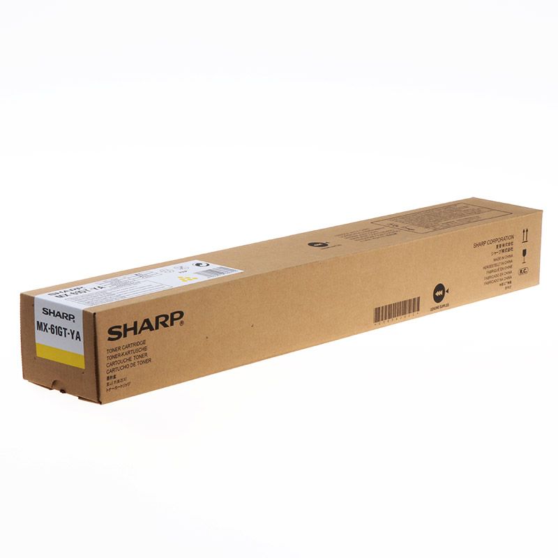 Toner Sharp color laser MX-61 GT YA - MX3570N 24.000 pag YEL