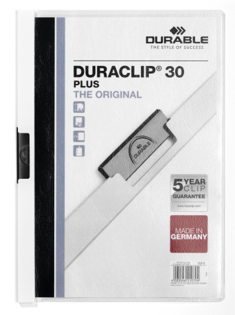 Klemmap DURACLIP plus 30 Durable A4 wit (25)