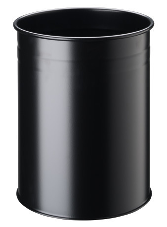 Vuilnisbak Durable metaal rond 315xØ260mm 15l zwart
