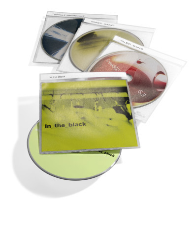CD/DVD hoes Durable Top Cover met etiketstrook transparant (10)