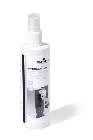 Reinigingsspray voor kunststof oppvervlakken SUPERCLEAN FLUID Durable 250ml transparant 