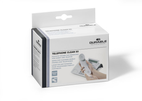 Reinigingsdoekjes Telephone clean Durable wit (50)