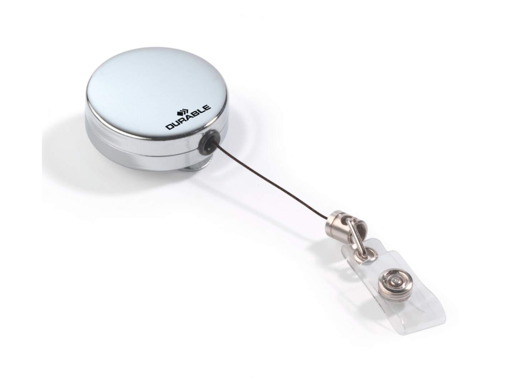 Afrolmechanisme ''chrome'' met druksluiting Durable metaal-zilver (10)