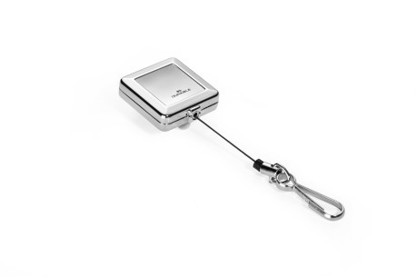 Afrolmechanisme Durable Chrome Quadro met karabijnhaak retailverpakking metaal-zilver