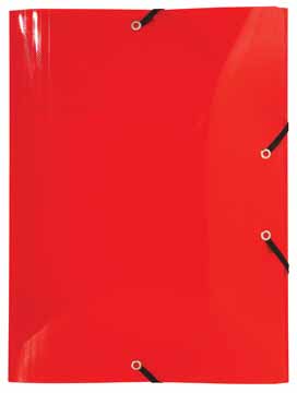 Elastomap Exacompta Crystal PP met 3 kleppen A3 assorti