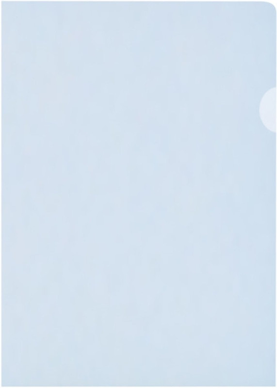 L-map Kangaro A4 PP 120 micron gekorreld transparant (100) (1107000)