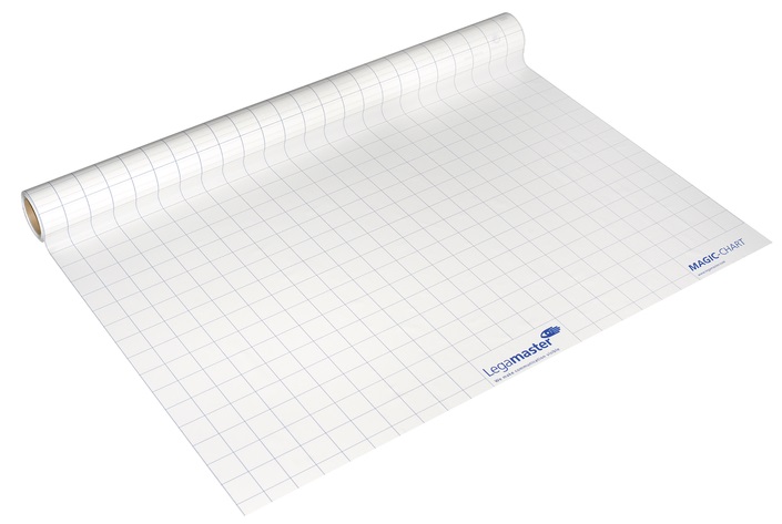 Flipchartfolie Legamaster Magic-Chart 60x80cm 25vel geruit