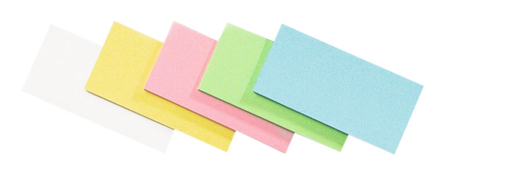 Workshopkaart Legamaster Rechthoek 95x200mm assorti (500)