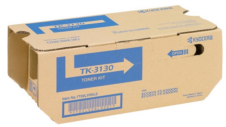 Toner Kyocera Mono Laser TK-3130 ECOSYS M3550idn 25.000 pag. BK