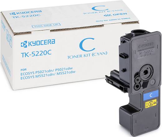 Toner Kyocera Color Laser TK-5220 ECOSYS M5521cdn 1.200 pag. CY