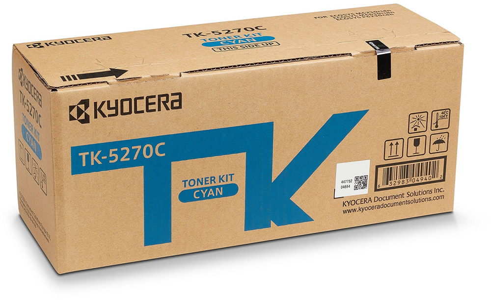 Toner Kyocera Color Laser TK-5270 ECOSYS M6630cidn 6.000 pag. CY