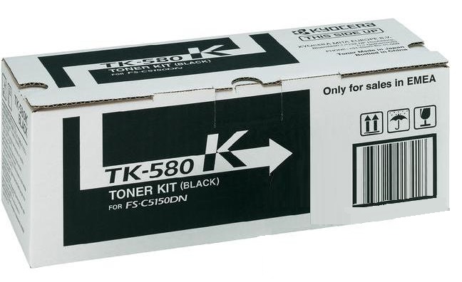 Toner Kyocera Color Laser TK-580 ECOSYS P6021cdn 3.500 pag. BK