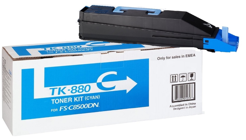 Toner Kyocera Color Laser TK-880 FS-C8500DN 18.000 pag. CY