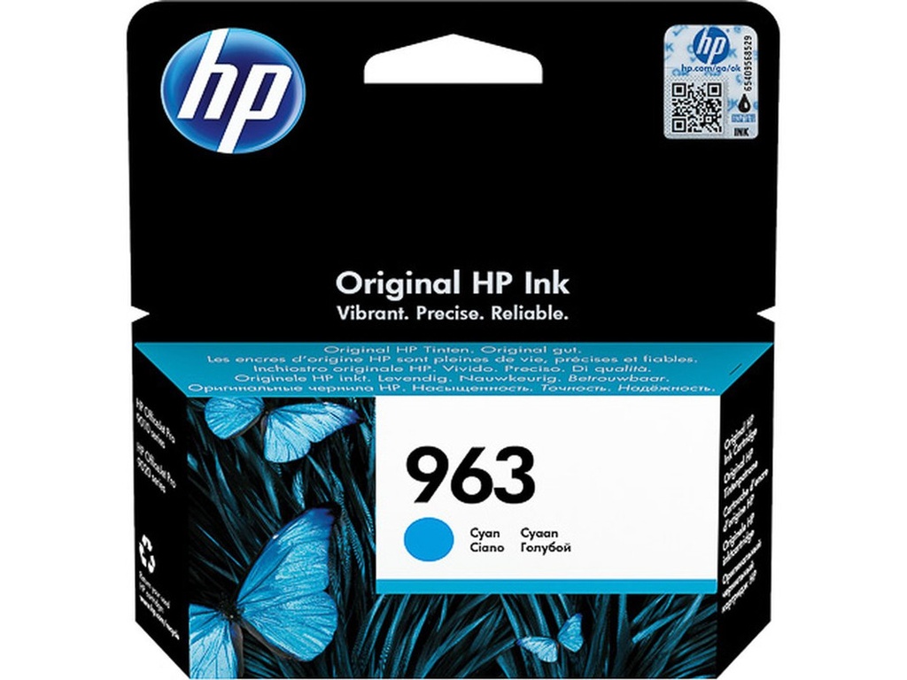 Cartridge HP Inkjet 963 Officejet Pro 9010 700 pag. CY