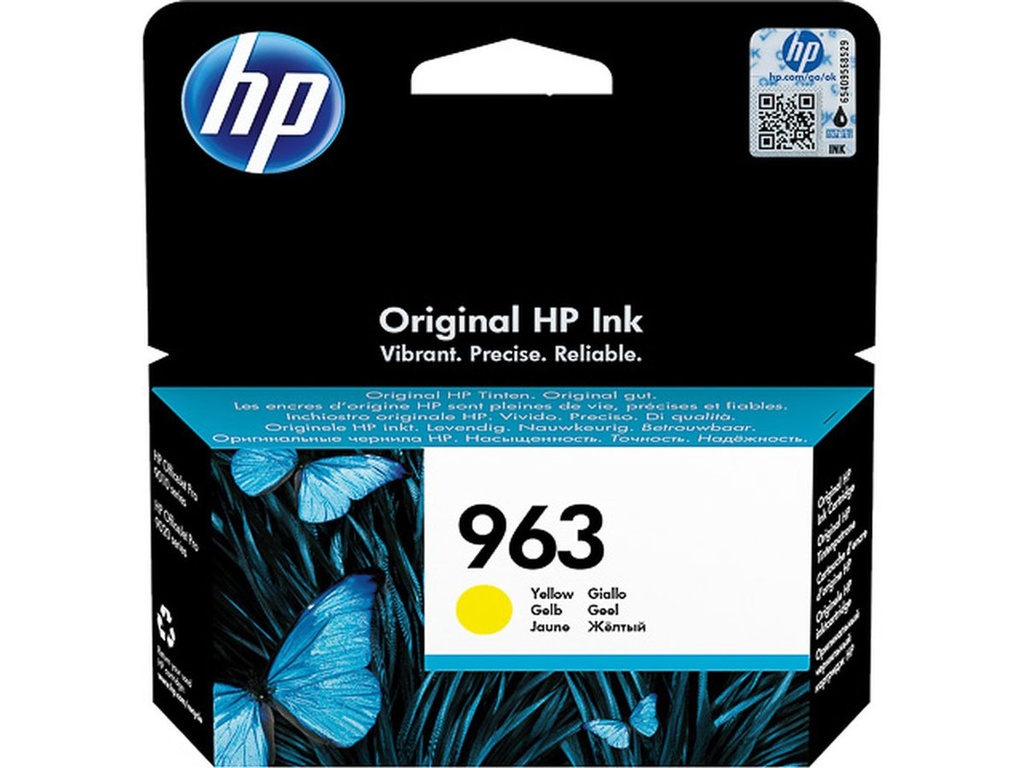 Cartridge HP Inkjet 963 Officejet Pro 9010 700 pag. YEL