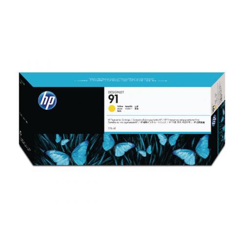 Cartridge HP Inkjet 91 DesignJet Z6100 775ml YEL