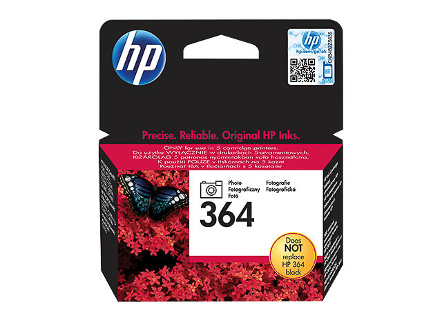 Cartridge HP Inkjet 364 Photosmart 5525 130 pag. PBK