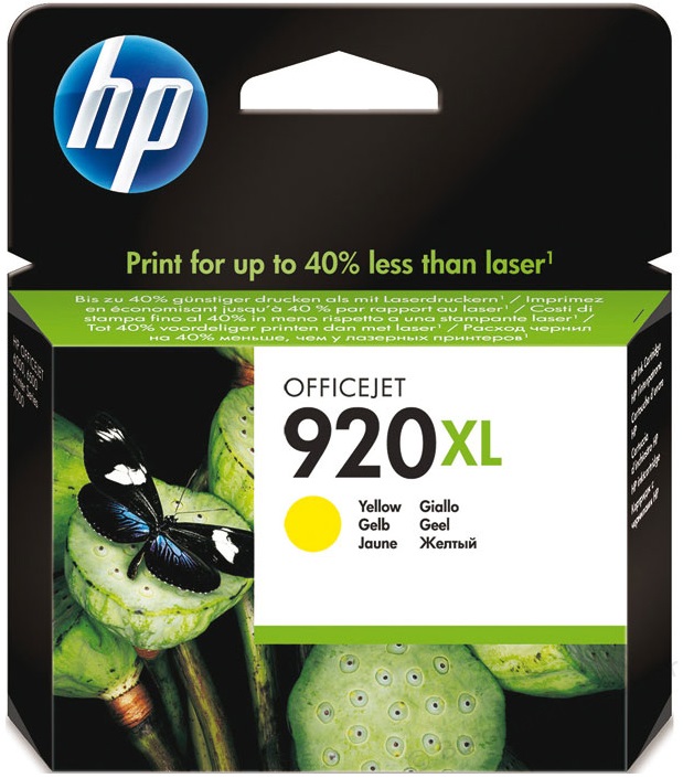 Cartridge HP Inkjet 920XL Officejet 6000 E609a 700 pag. YEL