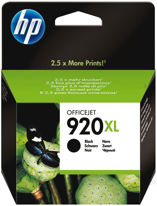 Cartridge HP Inkjet 920XL Officejet 6000 E609a 1.200 pag. BK