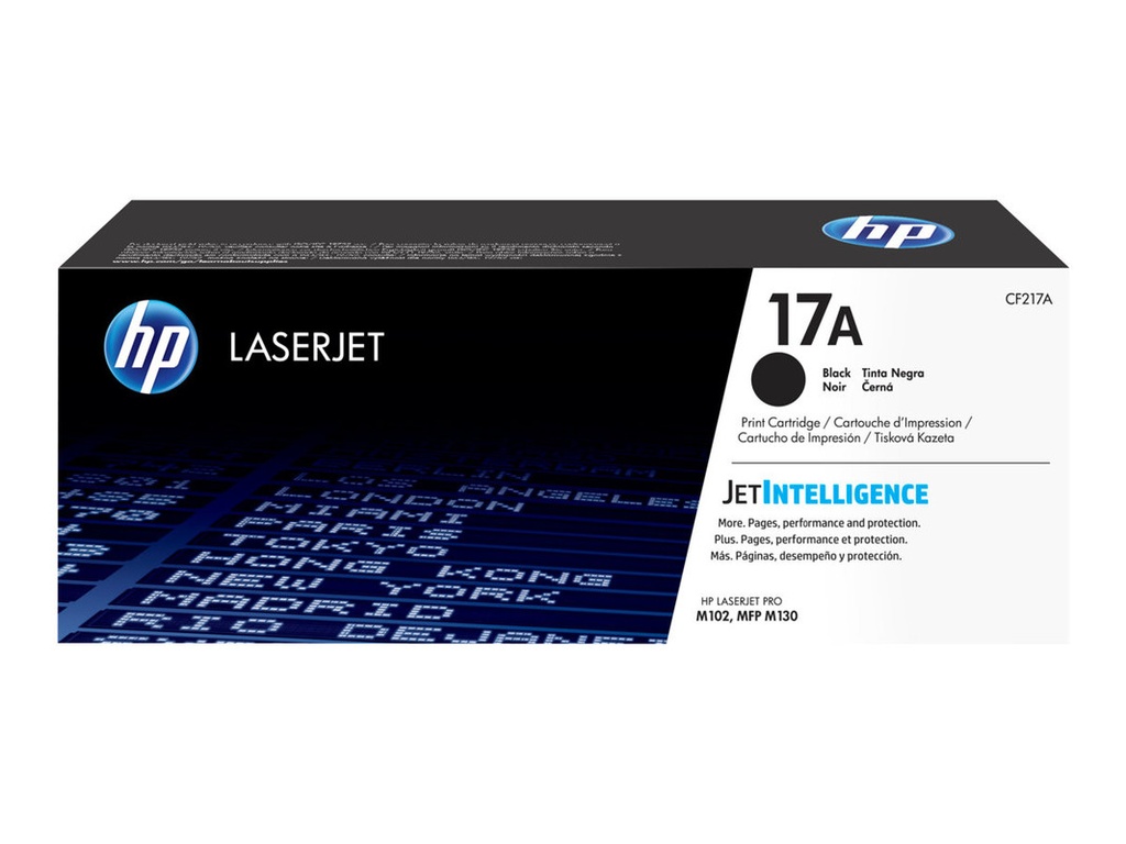 Toner HP Mono Laser 17A LaserJet Pro M102a 1.600 pag. BK