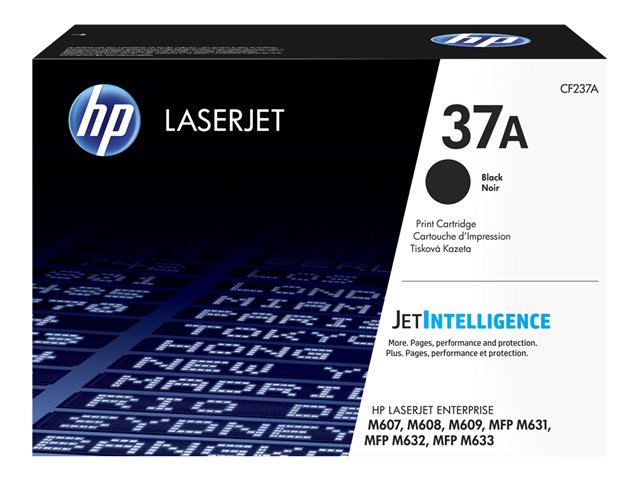 Toner HP Mono Laser 37A LaserJet Enterprise M609dn 11.000 pag. BK