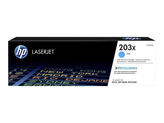 Toner HP Color Laser 203X Color LaserJet Pro M254dw 2.500 pag. CY