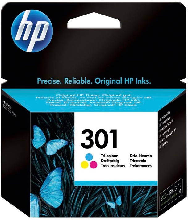 Cartridge HP Inkjet 301 Deskjet 1000 165 pag. COL