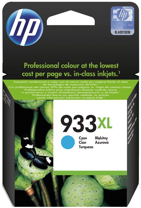 Cartridge HP Inkjet 933XL Officejet 6100 ePrinter 825 pag. CY