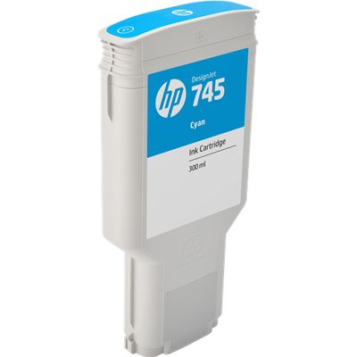 Cartridge HP Inkjet 745 DesignJet HD Pro MFP 300ml CY