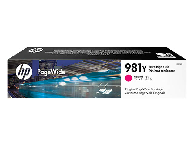 Cartridge HP Inkjet 981Y PageWide Enterprise Color 556dn 16.000 pag. MAG