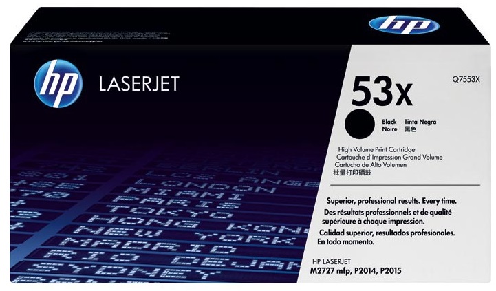 Toner HP Mono Laser 53X LaserJet M2727nf MFP 7.000 pag. BK