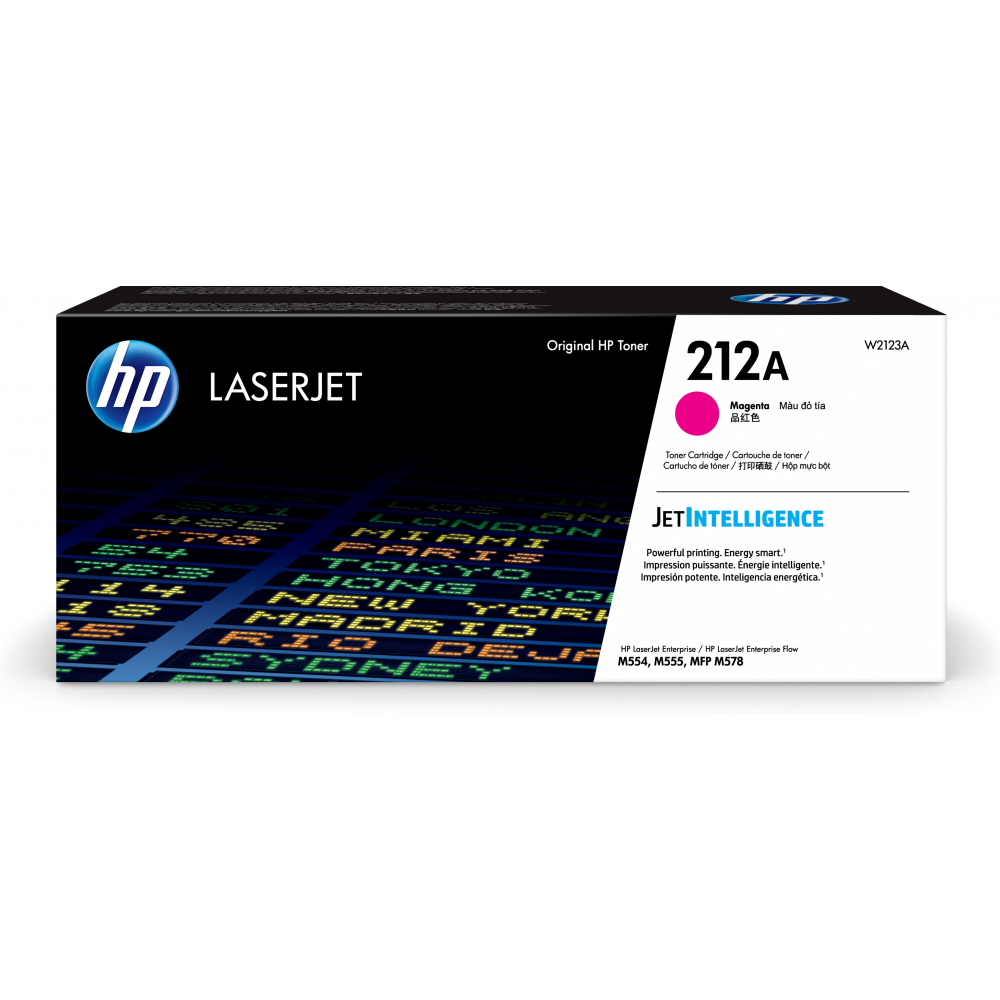 Toner HP Color Laser 212A LaserJet Enterprise M554dn 4.500 pag. MAG