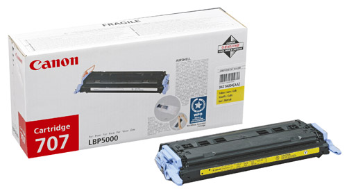 Toner Canon Color Laser 707 i-SENSYS LBP5000 2.000 pag. YEL