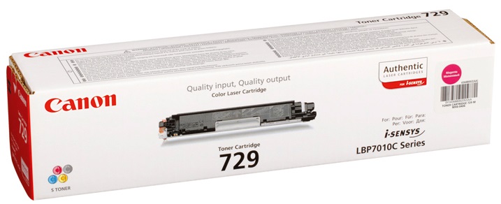 Toner Canon Color Laser 729 i-SENSYS LBP7010C 1.000 pag. MAG