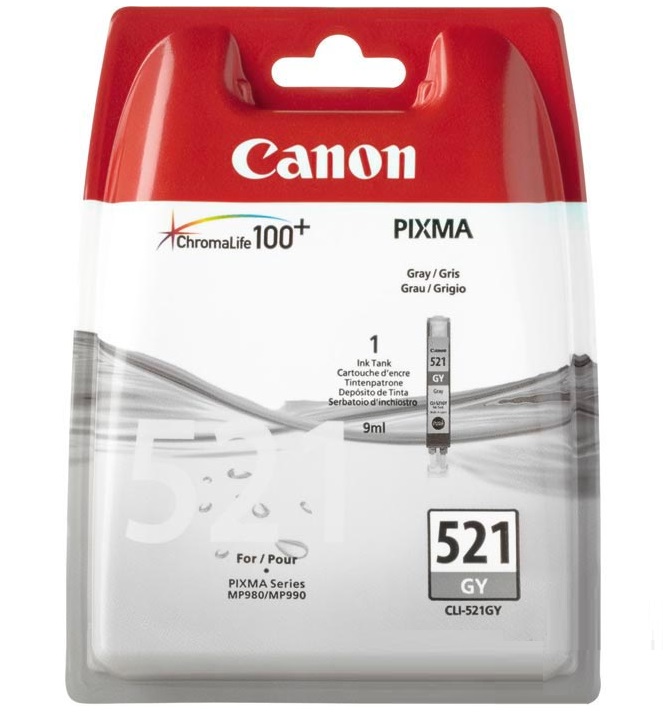 Cartridge Canon Inkjet CLI-521 PIXMA iP3600 1.395 pag. GY