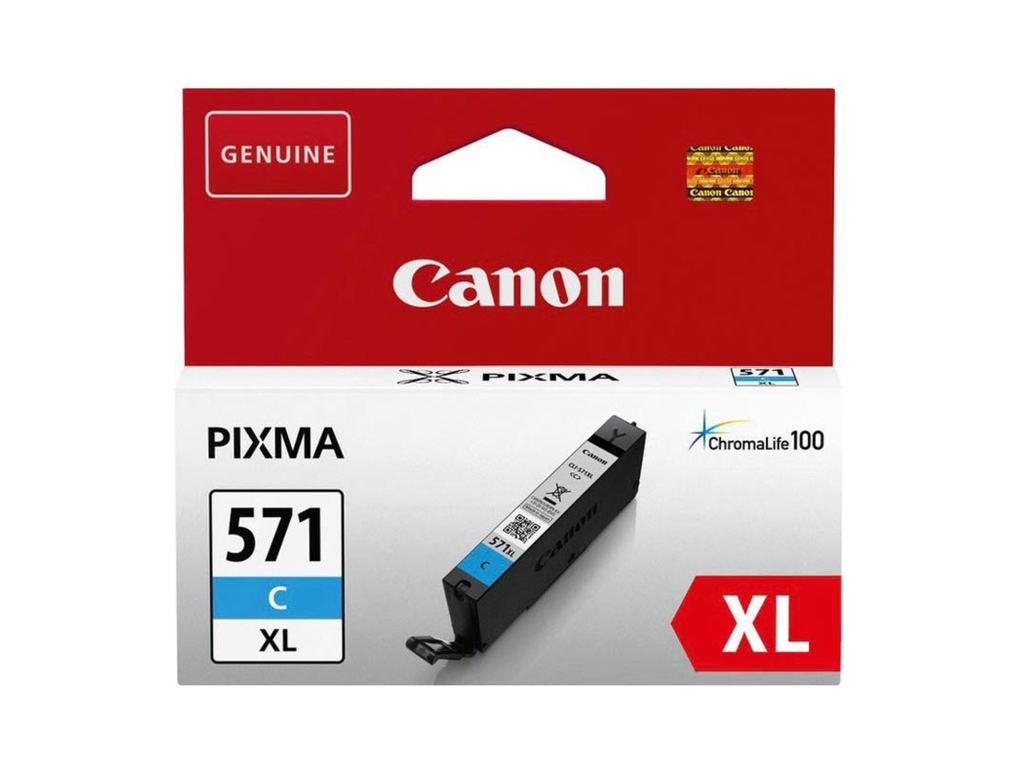 Cartridge Canon Inkjet CLI-571XL PIXMA MG5750 375 pag. CY