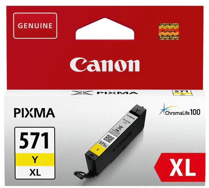 Cartridge Canon Inkjet CLI-571XL PIXMA MG5750 336 pag. YEL