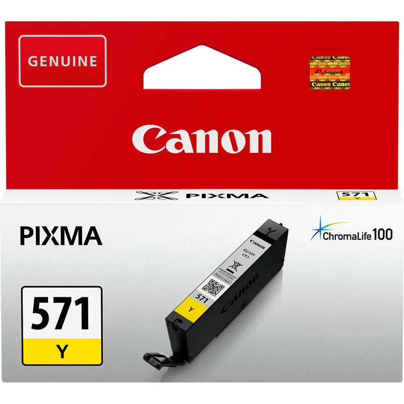 Cartridge Canon Inkjet CLI-571 PIXMA MG5750 161 pag. YEL