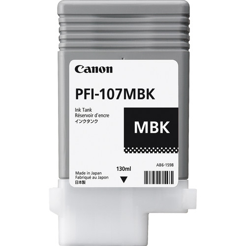 Cartridge Canon Inkjet PFI-107 imagePROGRAF iPF670 130ml MATT BK