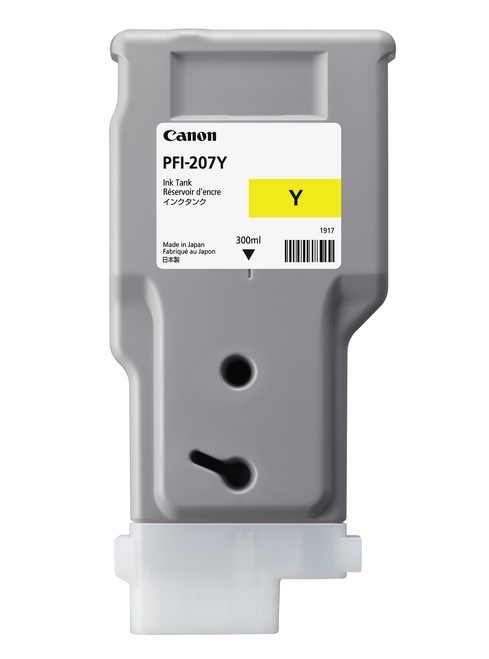 Cartridge Canon Inkjet PFI-207 imagePROGRAF iPF680 300ml YEL