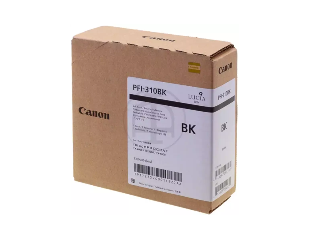 Cartridge Canon Inkjet PFI-310 imagePROGRAF TX-2000 330ml BK