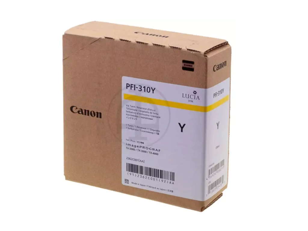 Cartridge Canon Inkjet PFI-310 imagePROGRAF TX-2000 330ml YEL