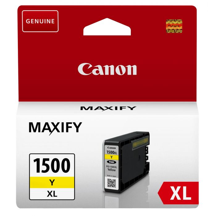 Cartridge Canon Inkjet PGI-1500XL MAXIFY MB2050 935 pag. YEL