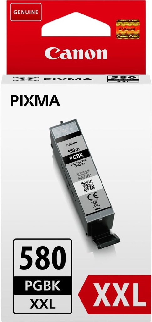 Cartridge Canon Inkjet PGI-580XXL PIXMA TR7550 600 pag. PGBK