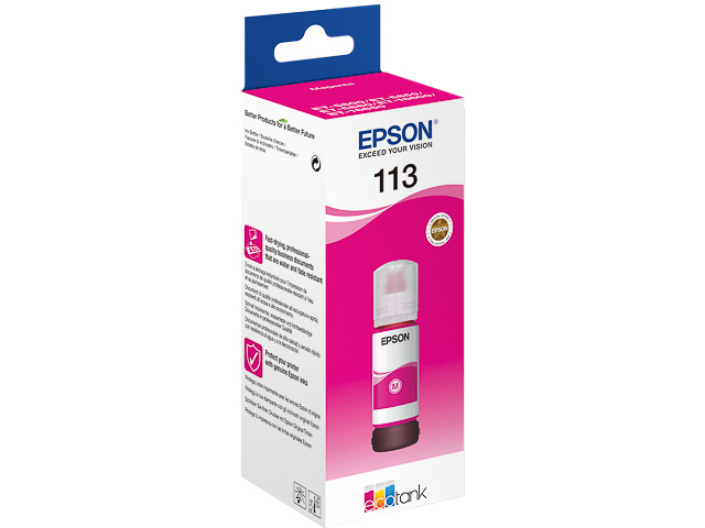 Inktfles Epson EcoTank 113 ET-5850 70ml MAG